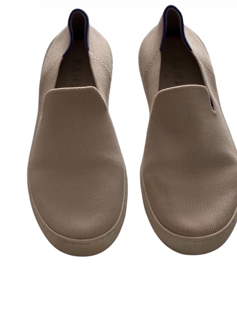 Rothy's The Original Slip On Sneaker Sand Color Sz 8